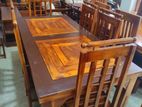 Teak Heavy Dining Table with 6 Chairs--//--