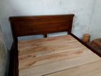 Teak Heavy Double Bed 6ft *5ft