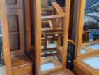 Teak Heavy Dressing Table with LED Makeup Light