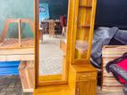 Teak Heavy Ex Large Full Hight Mirror Dressing Table with LED Light