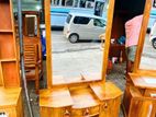 Teak Heavy Ex Large Modern Box Dressing Table with Bangles