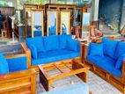 Teak Heavy Ex Large Royal Indian Sofa with Stool Tli3010