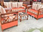 Teak Heavy Larag sofa set with stone table code 73736