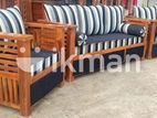 Teak Heavy Larag sofa set with stone table code 76336