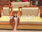 Teak Heavy Larag Sofa Set with Stone Table Code 83736