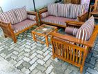 Teak Heavy Larag Sofa Set with Stone Table Code 83737