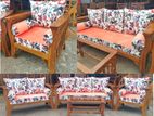 Teak Heavy Larag Sofa Set with Stone Table Code 83836
