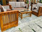 Teak Heavy Larag Sofa Set with Stone Table Code 83838