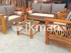 Teak Heavy Larag sofa set with stone table code 88336