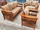 Teak Heavy Larga Sofa Set with Stone Table Code 83736