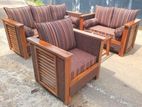 Teak Heavy Larga sofa set with stone table code 83836