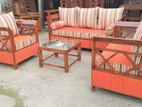 Teak Heavy Large Sofa Set with Stone Table Code 83377
