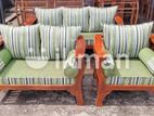 Teak Heavy Large Sofa Set with Stone Table Code 83736