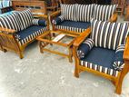 Teak Heavy Large Sofa Set with Stone Table Code 83736