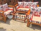 Teak Heavy Large Sofa Set with Stone Table Code 83746