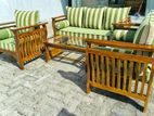 Teak Heavy Large Sofa Set with Stone Table Code 83837