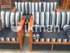 Teak Heavy Large Sofa Set with Stone Table Code 883366