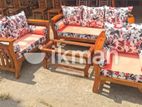 Teak Heavy Large Sofa Set with Stone Table Code 88337