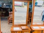 Teak Heavy Modern Dressing Table with LED Light