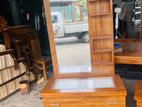 Teak Heavy Modern Ex Large Dressing Table with LED Light