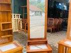 Teak Heavy Modern Large Dressing Table with LED Light--