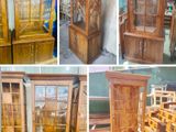 Teak Heavy Modern Single Door Liquor Show Cupboard:::