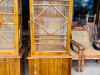 Teak Heavy Modern Single Door Liquor Show Cupboard:-:-