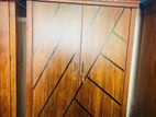 Teak Heavy Modern Two Door 7ft Height Wardrobe 7x4ft