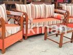 Teak Heavy Sofa Set with Stone Table Code 83837