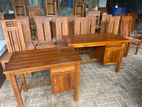 Teak Heavy Study Writing Table