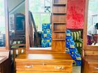 Teak Heavy Top Light Large Dressing Table Code 455