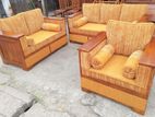 Teak Indin Box Ex Heavy Larag Sofa Set with Stone Table Code 83836