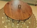 Teak Iron Coffee Table