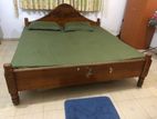 Teak King Size Bed