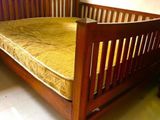 Teak King Size Bed with Mattress