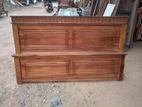 Teak King Size Box Bed