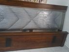 Teak King Size Cushion Bed