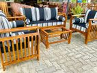 Teak Large Sofa Set With Stone Table Code 83737