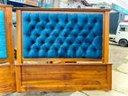 Teak Luxury 48 Inch Headboard Cushion Bed (6*6)(72*72) Code 82727