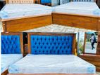 Teak Luxury 48 Inch Headboard Kusion Bed (6*6)(72*72) Code 83736