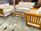 Teak Luxury Elegant Ex Larag Indin Box Sofa Set with Stone Table 28276