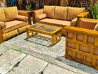 Teak Luxury Elegant Ex Large Box Sofa Set with Stone Table 39376