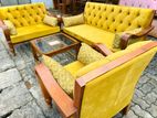 Teak Luxury Elegant Sofa Set With Stone Table Code 83837