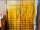 Teak Luxury Ex Heavy 2 Door Wardrobe with Bottom Drawers Code 7189