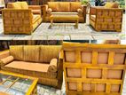 Teak Luxury Ex Larag Heavy Sofa Set with Stone Table Code 88327