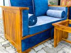 Teak Luxury Ex Large Indian Box Sofa Set with Stone Table Code 827365