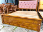 Teak Luxury Modern Cushion Bed (5*6)(60*72) Code 83837