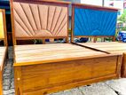 Teak Luxury Modern Royal Kusion Bed (5*6)(60*72) Code 9373