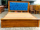 Teak Luxury Royal Cushion Bed (6*6)(72*72) Code 83737