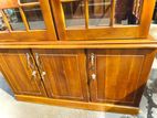 Teak Modern 2 Door Display Cupboard Code 82837